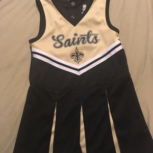 NFL Saints cheerleader dress, size 4T